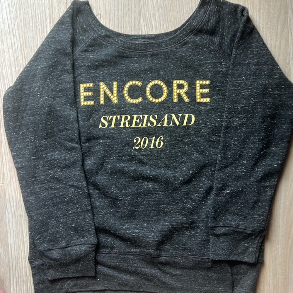 Barbra Streisand 2016 Encore Concert Sweatshirt - perfect fan gift!